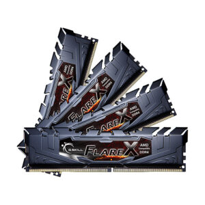 RAM Memorie DDR4 G.Skill Flare X 64GB (4x16) / DIMM 3200 / Quad-Kit / F4-3200C16Q-64GFX