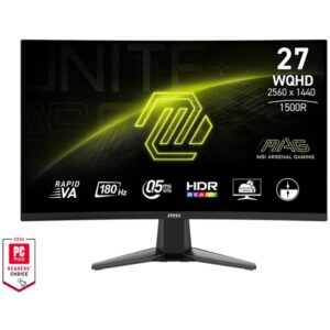 Monitor Gaming MSI MAG 27CQ6FDE / 27 Inch / Wide Quad HD / 180Hz / 0.5ms / I zi
