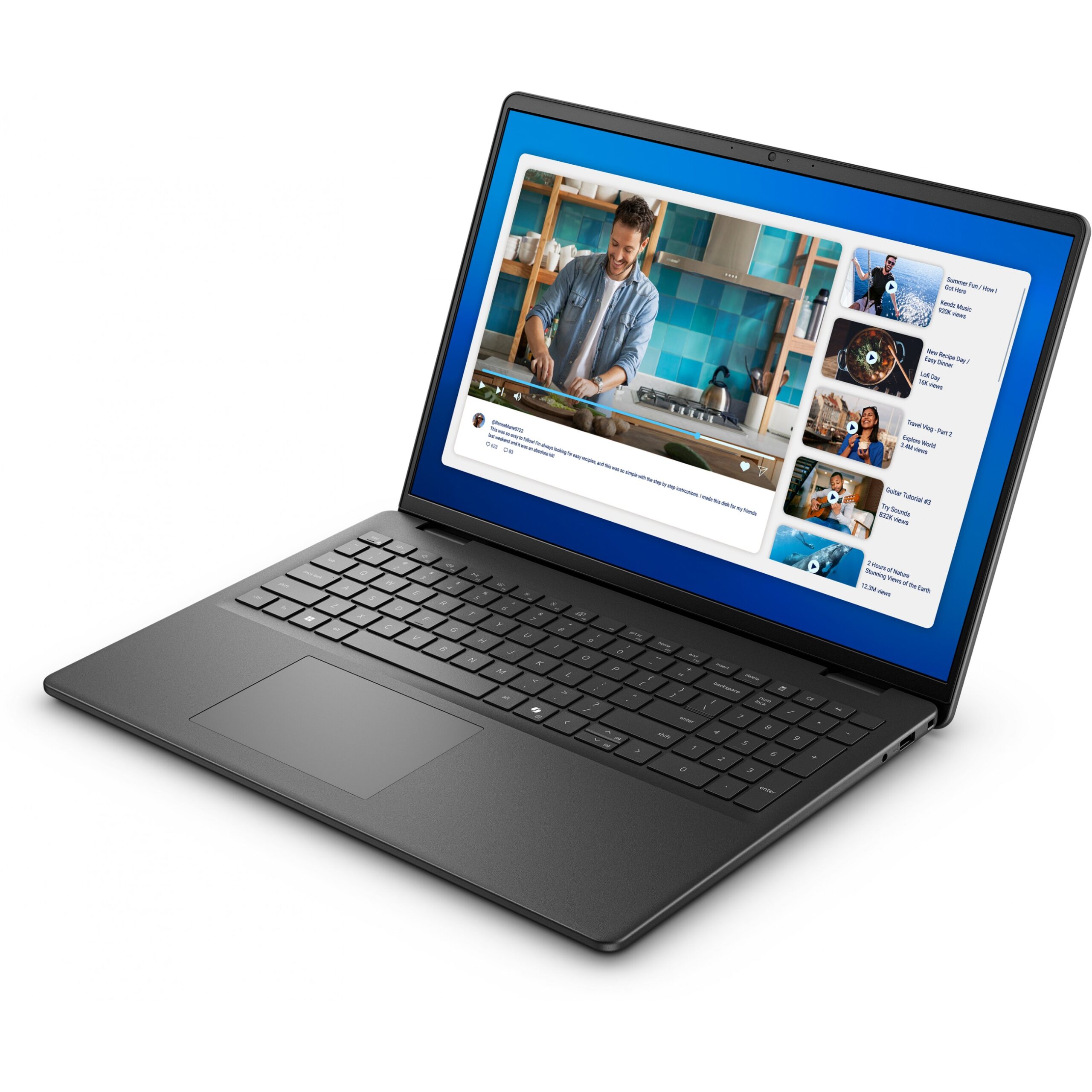 Laptop Dell 16 DC16250 / Core 5-120U / 16GB DDR5 / 512GB / 16" Full HD+ IPS WVA / Intel Graphics / Zezë - Figura 5