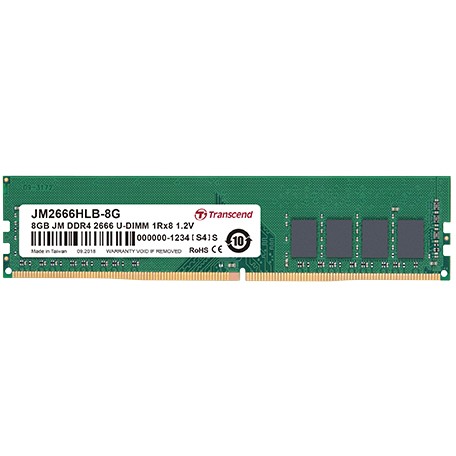 RAM Memorie DDR4 Transcend JetRAM 16GB /2666MHz CL19 UDIMM / JM2666HLB / 16G