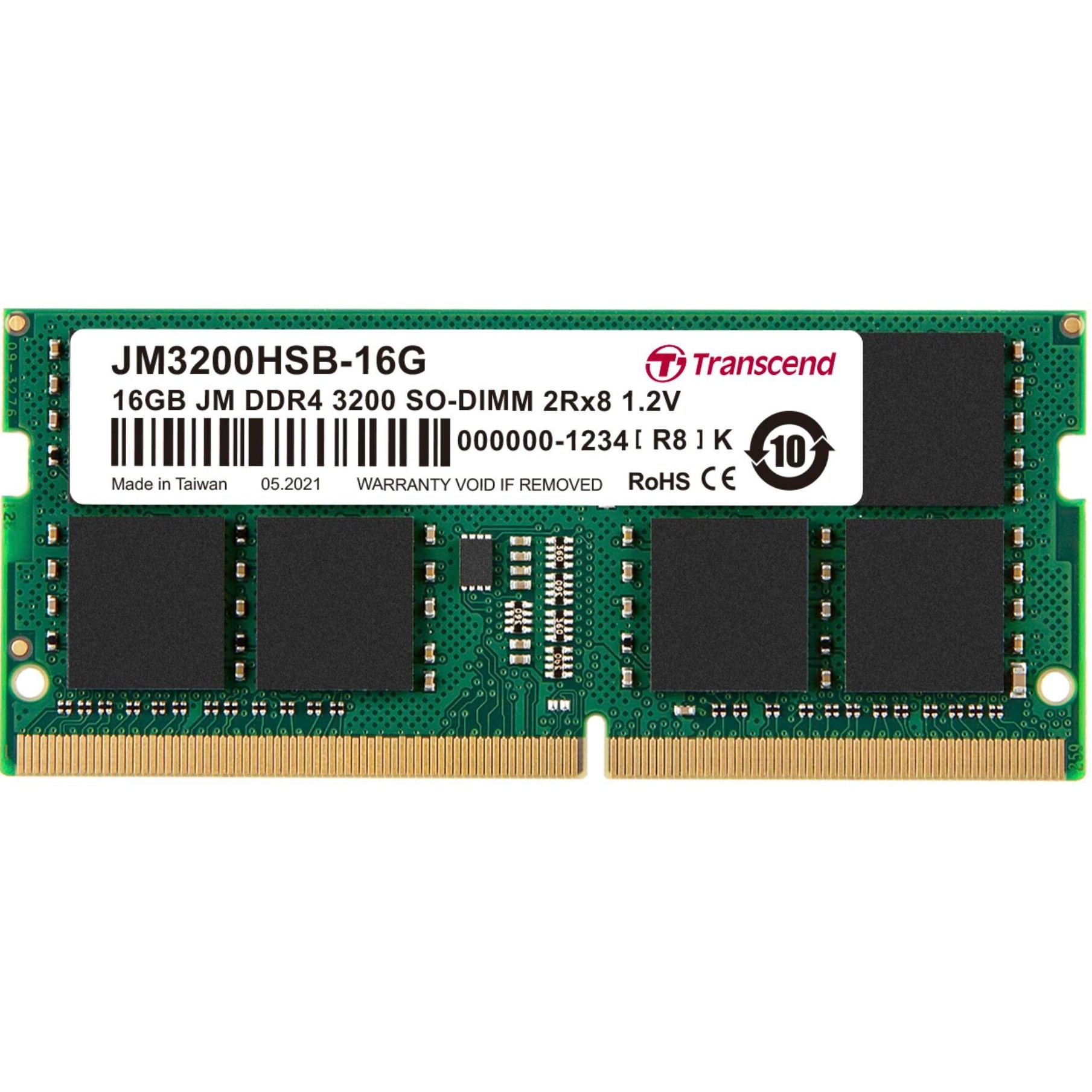 RAM Memorie DDR4 Transcend JetRAM 16GB /3200MHz CL22 UDIMM / JM3200HSB / 16G