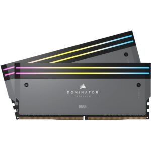 RAM Memorie DDR5 Corsair Dominator Titanium RGB 64GB / 6000MHz CL30 Kit / Gri