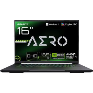 Laptop Gaming Gigabyte Aero X16 / Ryzen AI 9 HX 370 / 32GB / 2TB / 16" WQXGA 165Hz IPS / RTX 5070 8GB / Gri