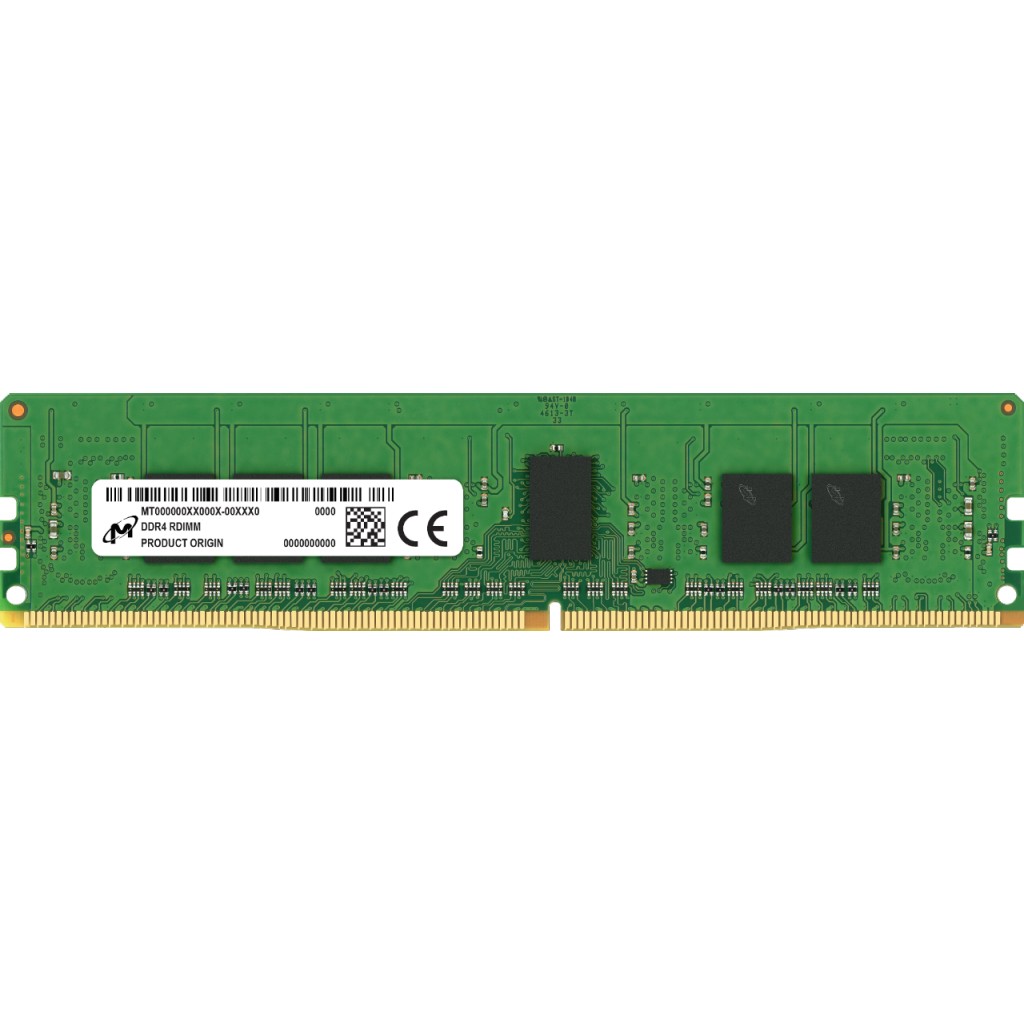RAM Memorie DDR4 Micron 16 GB / 3200 MT/s / CL22 / RDIMM / 1Rx8 / Zezë