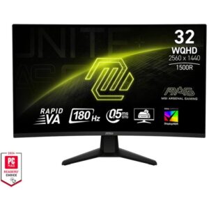 Monitor Gaming MSI MAG 32CQ6FDE / 31.5 Inch / Wide Quad HD / 180Hz / 0.5ms / I zi