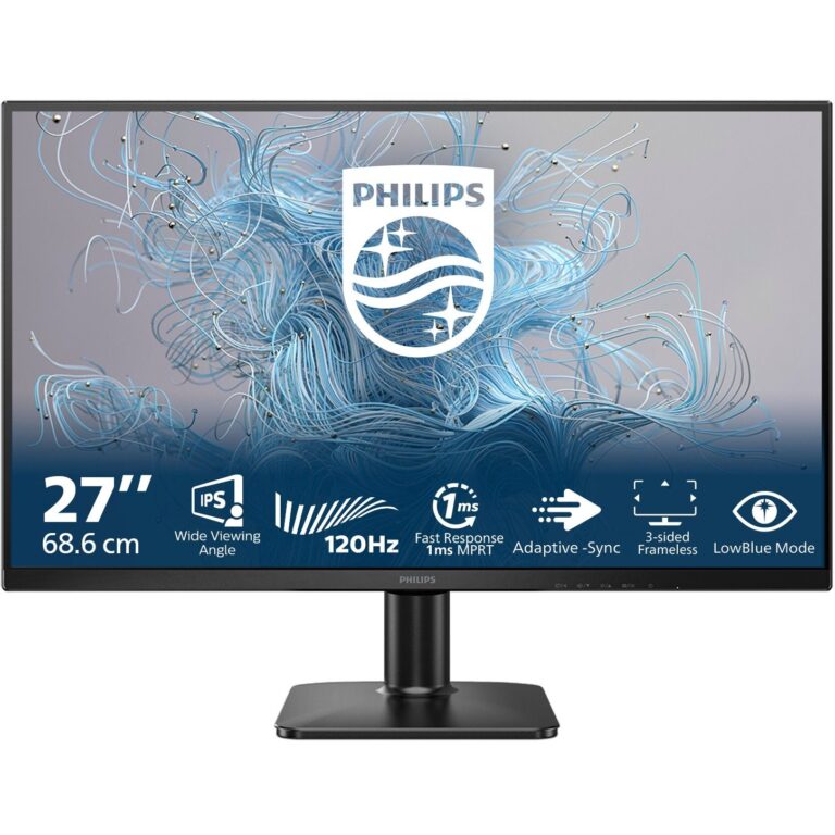 Monitor Gaming Philips 27E2N1110 / 27" / Full HD IPS W-LED / 120 Hz / 4 ms / HDMI+VGA / Zezë