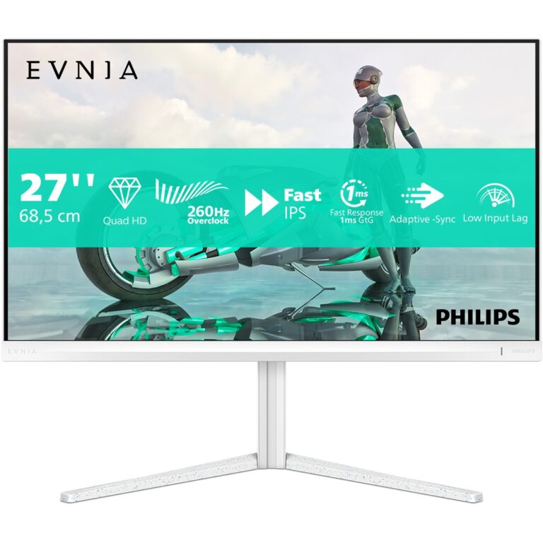 Monitor Gaming Philips 27M2N3501PA/00 / 27" / Quad HD IPS W-LED / 144 Hz / 0.3 ms / HDMI+DisplayPort+VESA / Bardhë