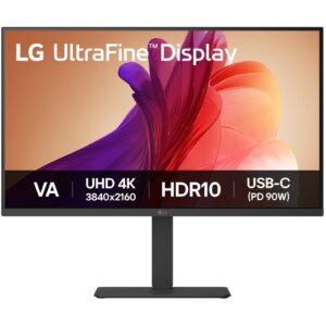 Monitor për punë LG 32U720A-B UltraFine / 32" / 4K Ultra HD LED VA / 60 Hz / 5 ms / USB-C + HDMI + DP / Zezë