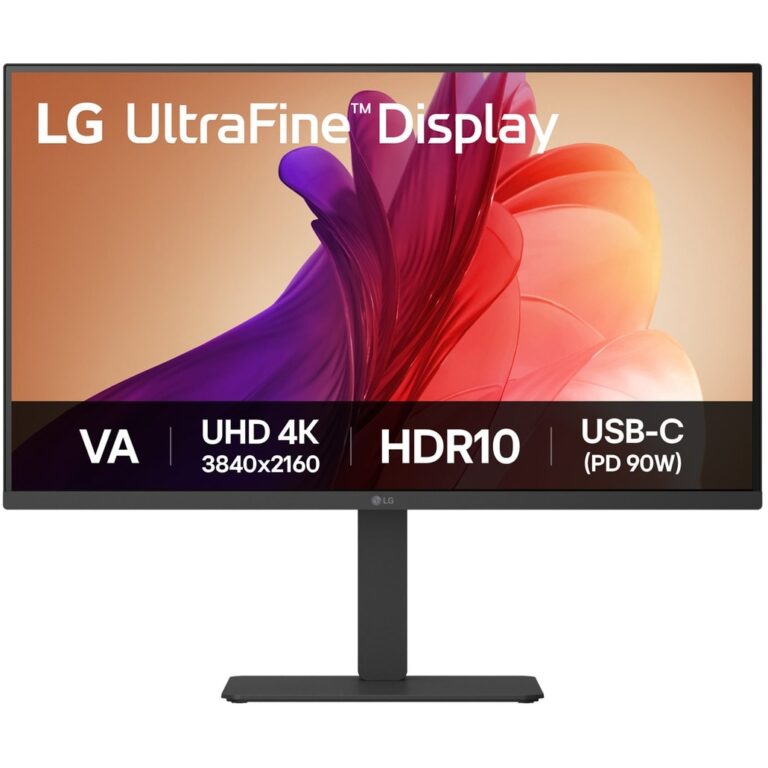 Monitor për punë LG 32U720A-B UltraFine / 32" / 4K Ultra HD LED VA / 60 Hz / 5 ms / USB-C + HDMI + DP / Zezë