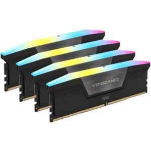 RAM Memorie DDR5 CORSAIR DIMM Kit 128 GB/ 5600 MT/s – CL40 – VENGEANCE RGB / Zezë