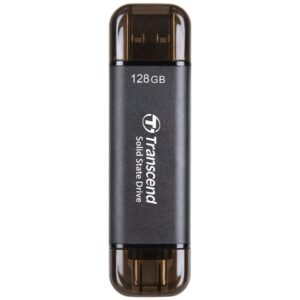 SSD e Jashtme Transcend SSD ESD310C 128GB USB-C USB 3.2 Gen 2x1 e zezë