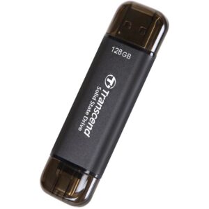 SSD e Jashtme Transcend SSD ESD310C 128GB USB-C USB 3.2 Gen 2x1 e zezë