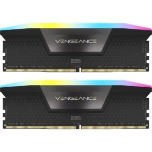 RAM Memorie DDR5 CORSAIR DIMM Kit 32 GB /6200 MT/s – CL36 – VENGEANCE RGB – INTEL XMP / Zezë