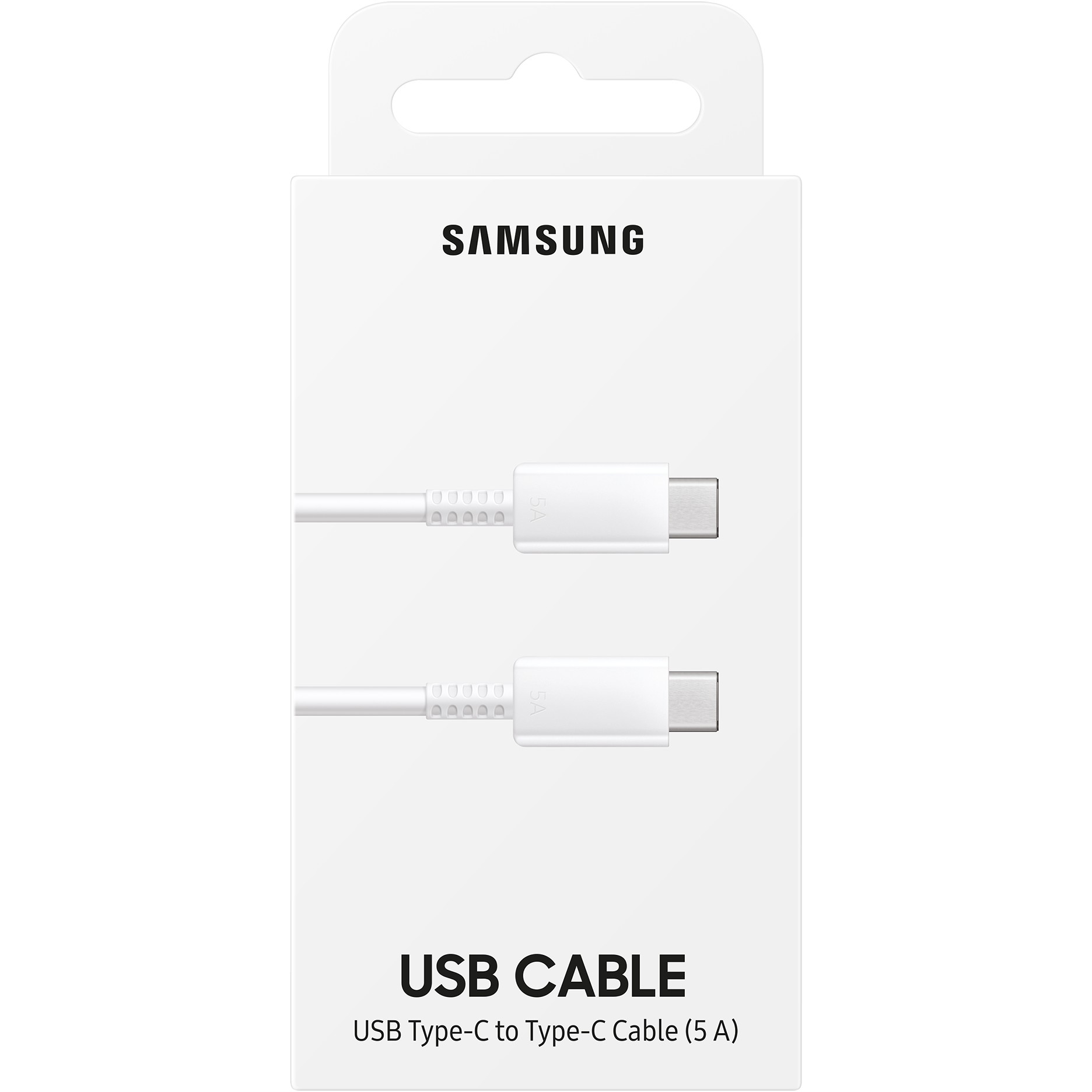 Kabllo USB Samsung EP-DN975 USB-C to USB-C Cable, 1m, 5A/100W - Bardhë - Figura 4