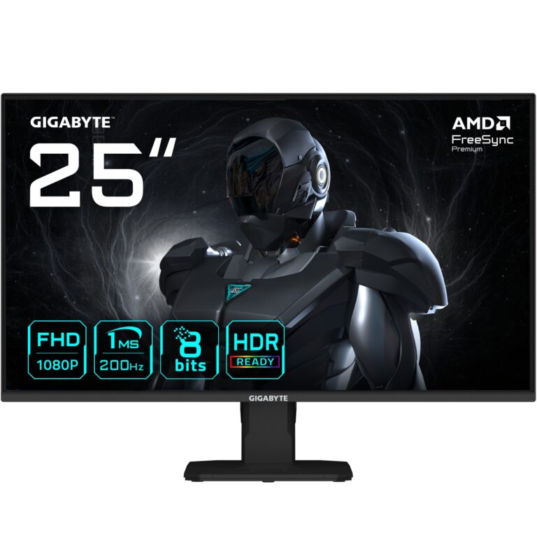 Monitor Gaming GIGABYTE GS25F2 / 24.5" / Full HD IPS / 200Hz / 1 ms / 2xHDMI + 1xDP / Zezë