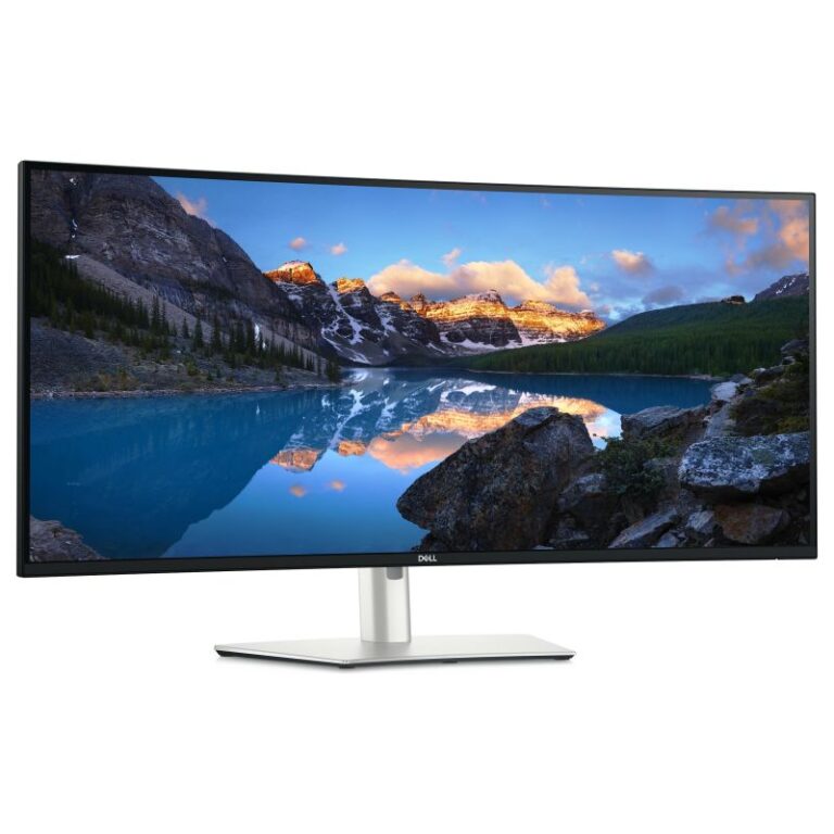 Monitor DELL UltraSharp / 40"/ 5K Ultra HD IPS / LCD / Curved / 120Hz / 8ms / USB-C + USB-A + HDMI + DisplayPort + Thunderbolt + HDCP - Zezë/Argjend