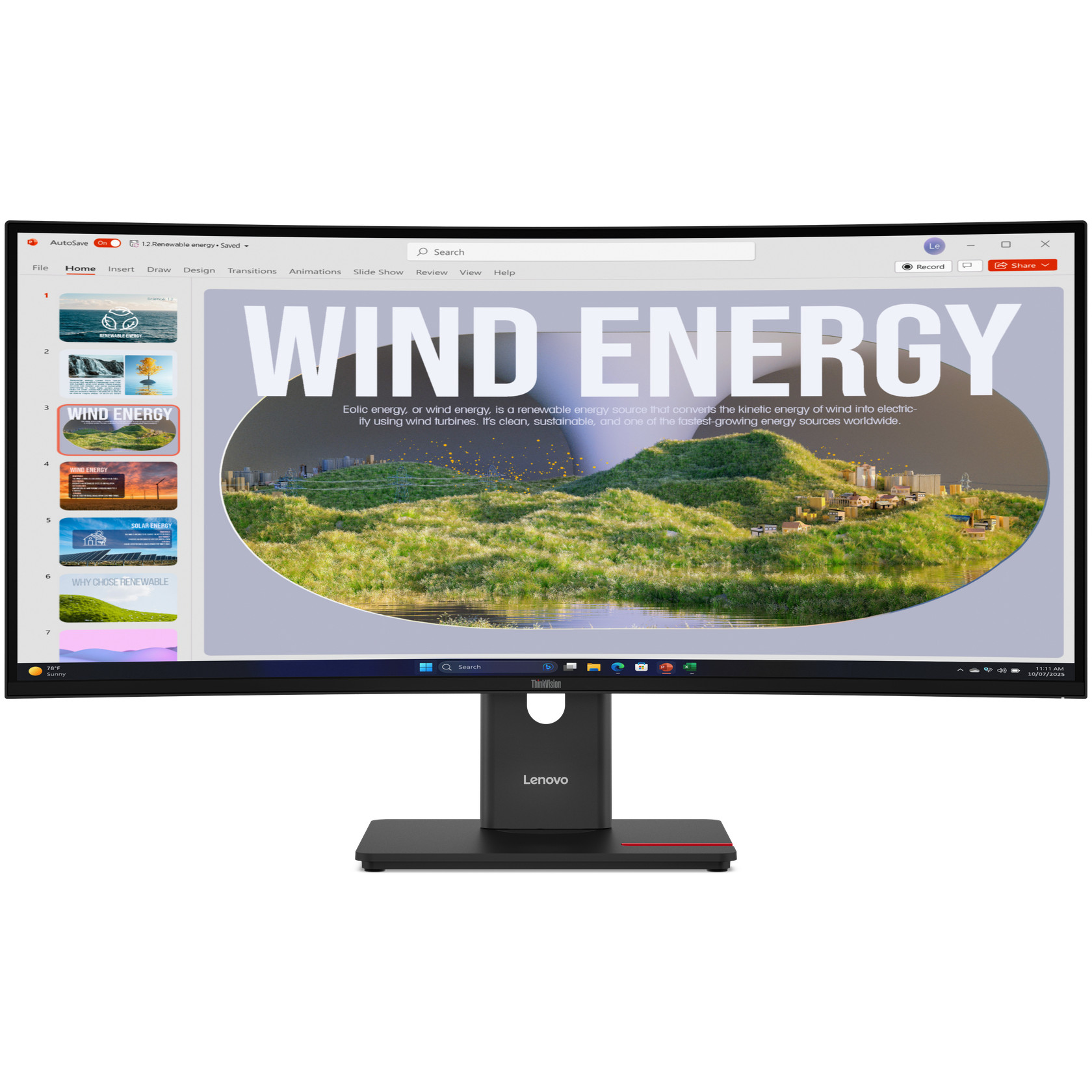 Monitor LENOVO ThinkVision T34WD‑40 / 34"/ UltraWide Quad HD VA / Curved / LED / 120 Hz / 5 ms / DisplayPort + HDMI + USB – Zezë
