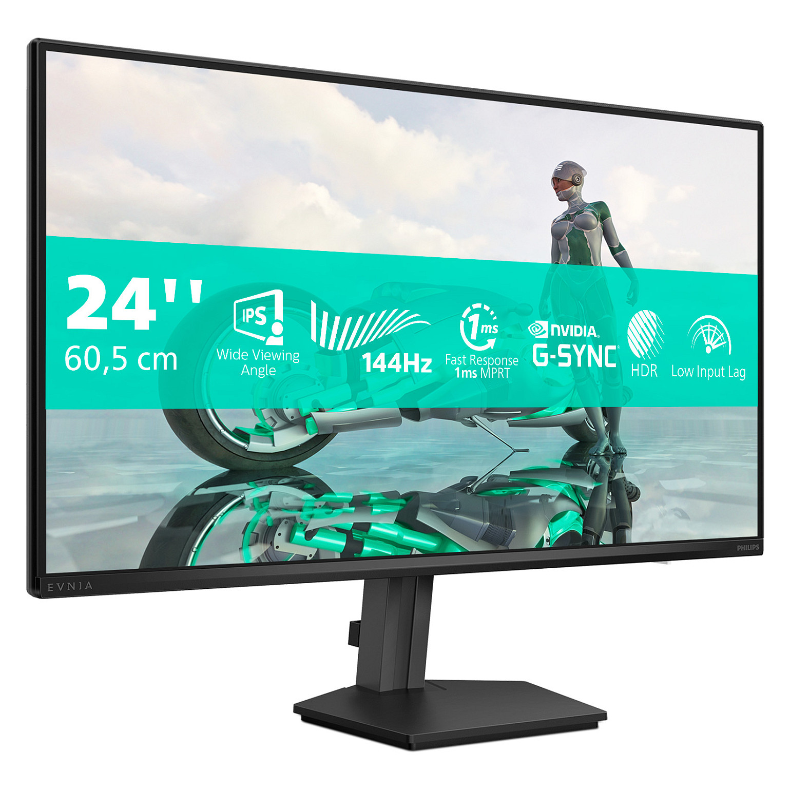 Monitor Gaming Philips 24M2N3200NF / 23.8"/ Full HD IPS / W-LED / 144Hz / 4ms / HDMI + DisplayPort + HDCP - Zezë