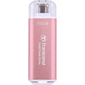 SSD e Jashtme 512GB Transcend ESD300P Portable. USB 10Gbps. Type-C Pink