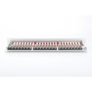 Aksesorë për rrjet DIGITUS / Patch Panel / 1U / 24-Port / Cat6a Shielded – Gri e hapur 6