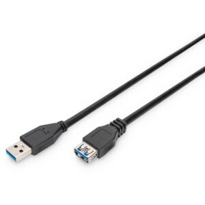 Kabllo USB DIGITUS USB 3.0 Extension Cable Type A Male to Female – 3.0m - Zezë