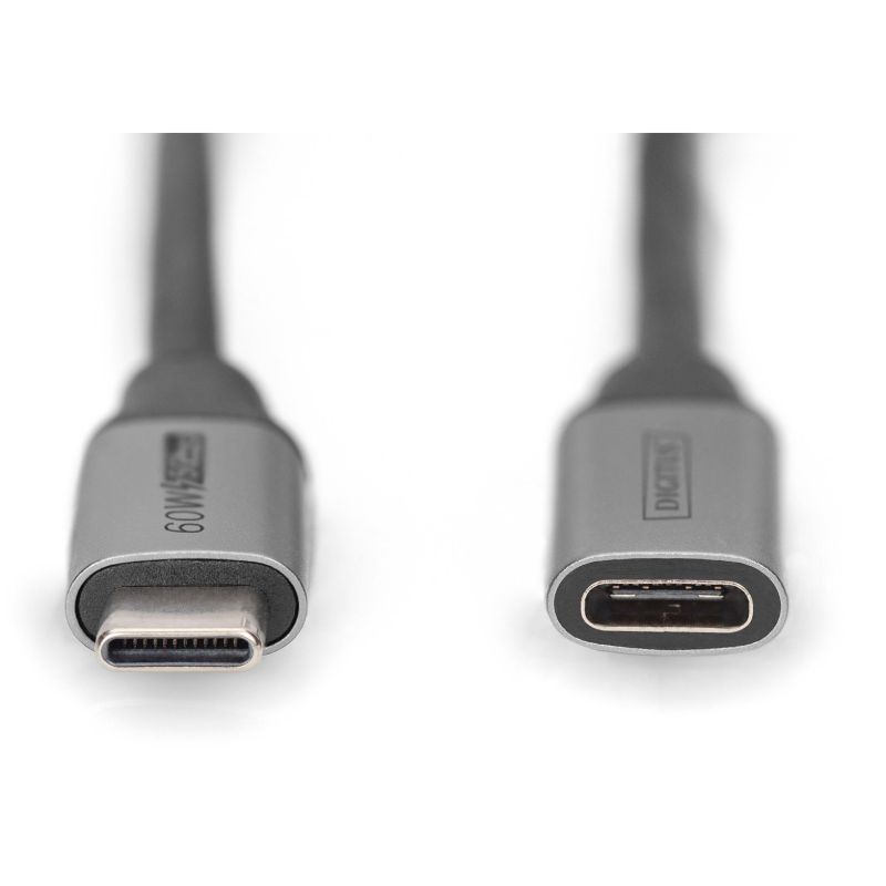 Kabllo USB DIGITUS Zgjatuese 3.0 Type‑C në Type‑C Plug/Plug 1m - Zezë - Figura 2