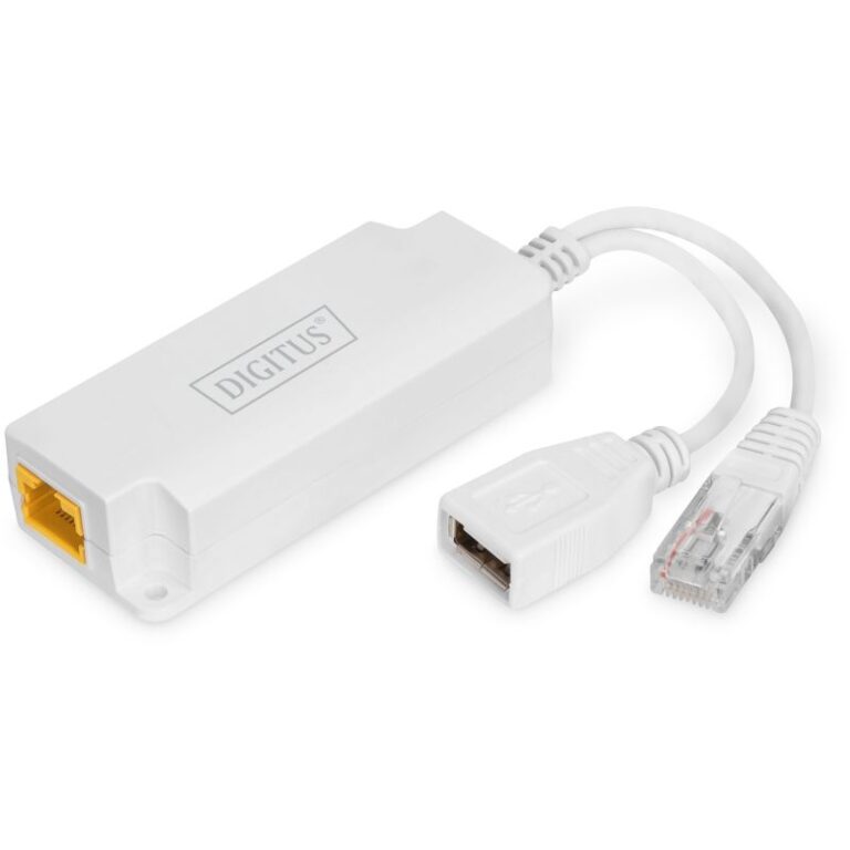 Adapter USB DIGITUS USB‑A 5V PoE Splitter