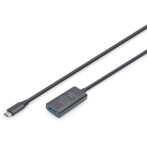 Kabllo USB zgjatues DIGITUS USB‑C në USB‑A (M/F) 5G 5m