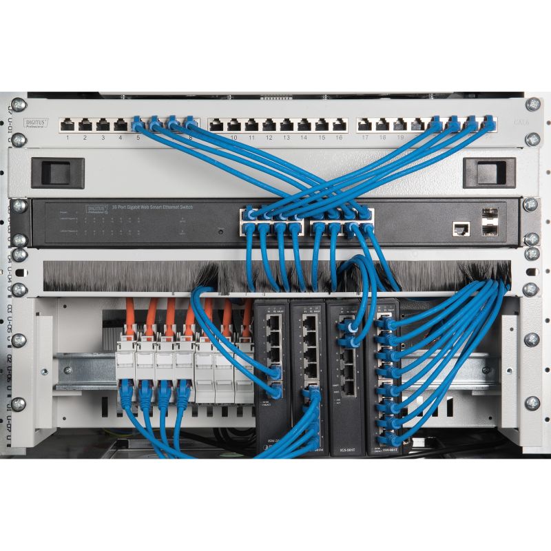 Aksesorë për rrjet DIGITUS / DIN Rail Adapter for Keystone Module / IP20 - Figura 4