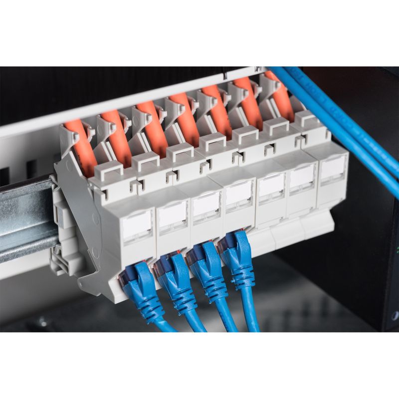 Aksesorë për rrjet DIGITUS / DIN Rail Adapter for Keystone Module / IP20 - Figura 5
