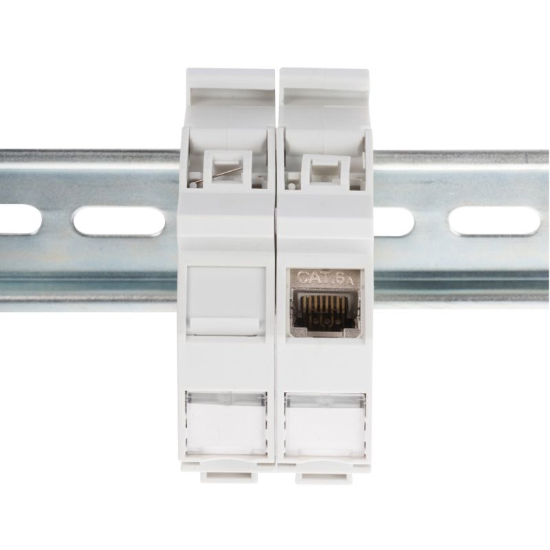 Aksesorë për rrjet DIGITUS / DIN Rail Adapter for Keystone Module / IP20 - Figura 2