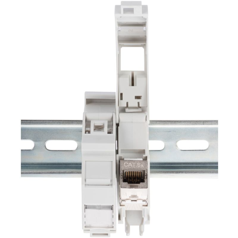 Aksesorë për rrjet DIGITUS / DIN Rail Adapter for Keystone Module / IP20 - Figura 3