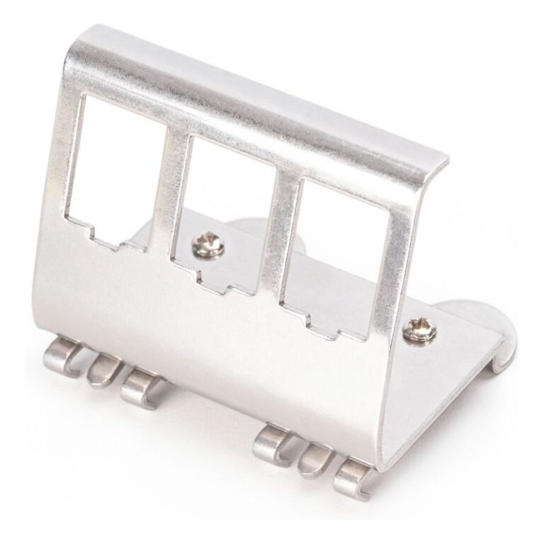 Aksesorë për Rrjet DIGITUS DIN Rail Adapter / 3x Keystone Module - Bardhë