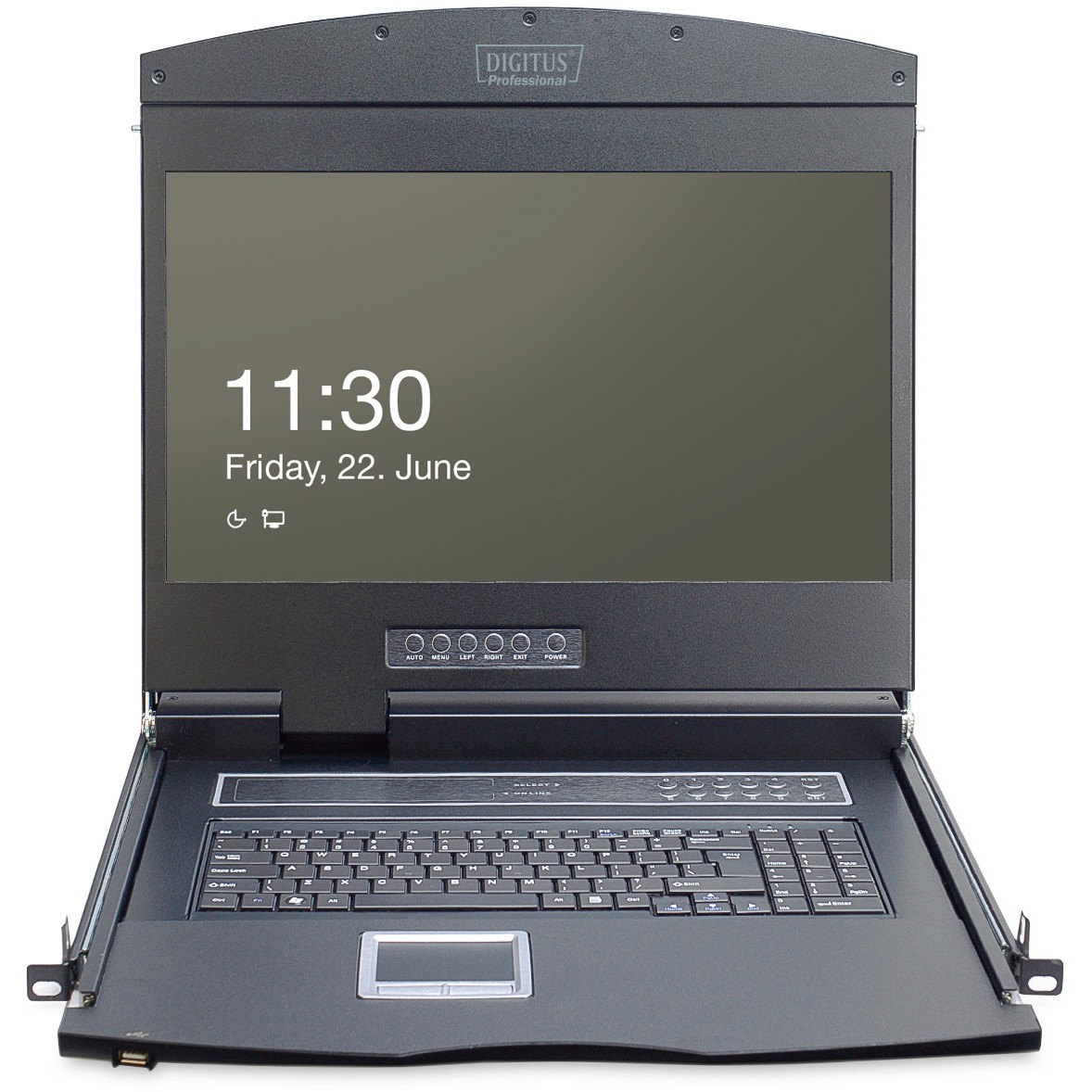 Digitus LCD KVM Console / 19″ TFT / 1-Port VGA / IT Keyboard - Figura 2