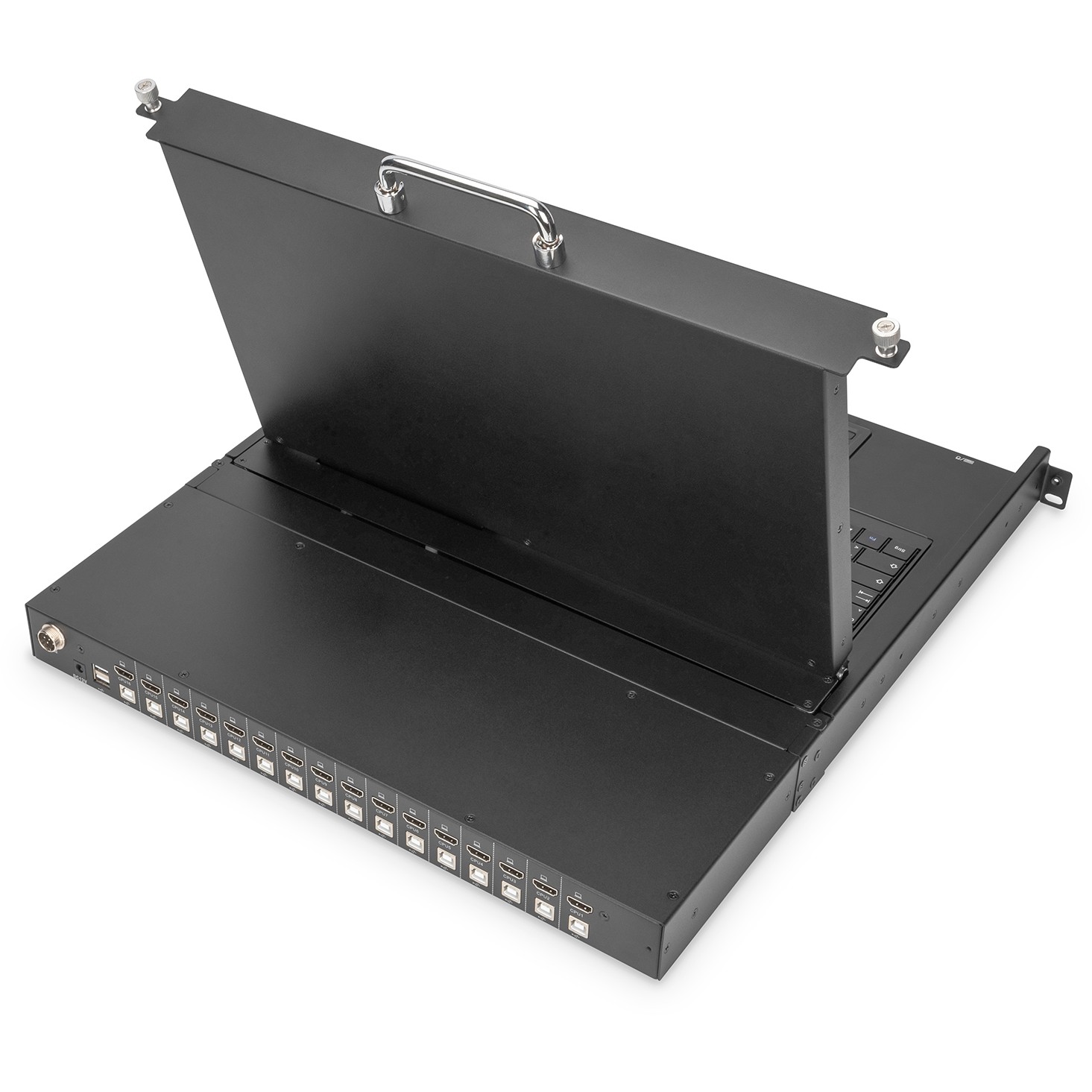 Digitus Modular HD LCD KVM Console / 17″ TFT / 16-Port HDMI / Touchpad / German Keyboard - Figura 2