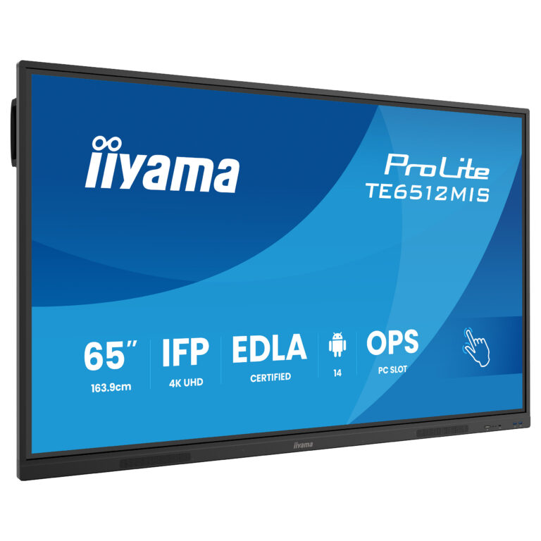 Ekran interaktiv IIYAMA DS TE6512MIS / 163.9cm VA TOUCH 65''/ 3840x2160 / VGA, 2xHDMI, 2xUSB-C / Android - e zezë