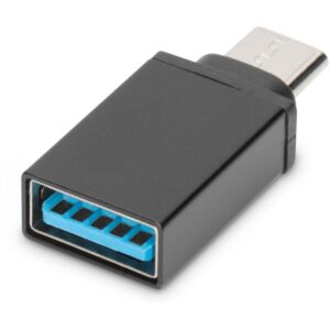Adapter USB DIGITUS Type‑C në USB‑A Socket - Zezë