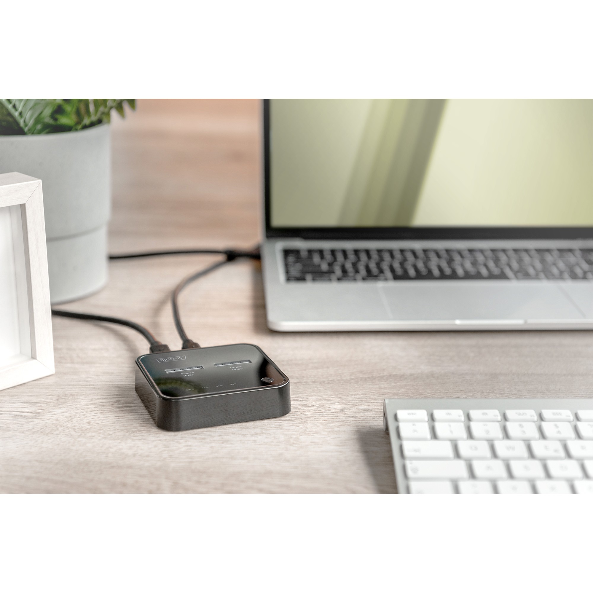 Docking Station DIGITUS Dual M.2 NVMe SSD Docking Station with SD Expansion Card Reader - Figura 2