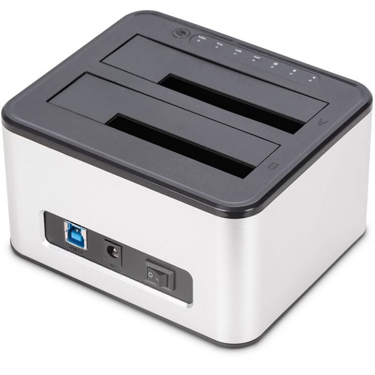 Docking Station DIGITUS USB ->2x 2.5"/3.5" SATA HHD. SSD Silver