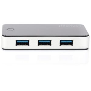 Hub USB DIGITUS 3.0 4‑Port në 4x USB‑A 3.0 me Netzteil – Zezë 8