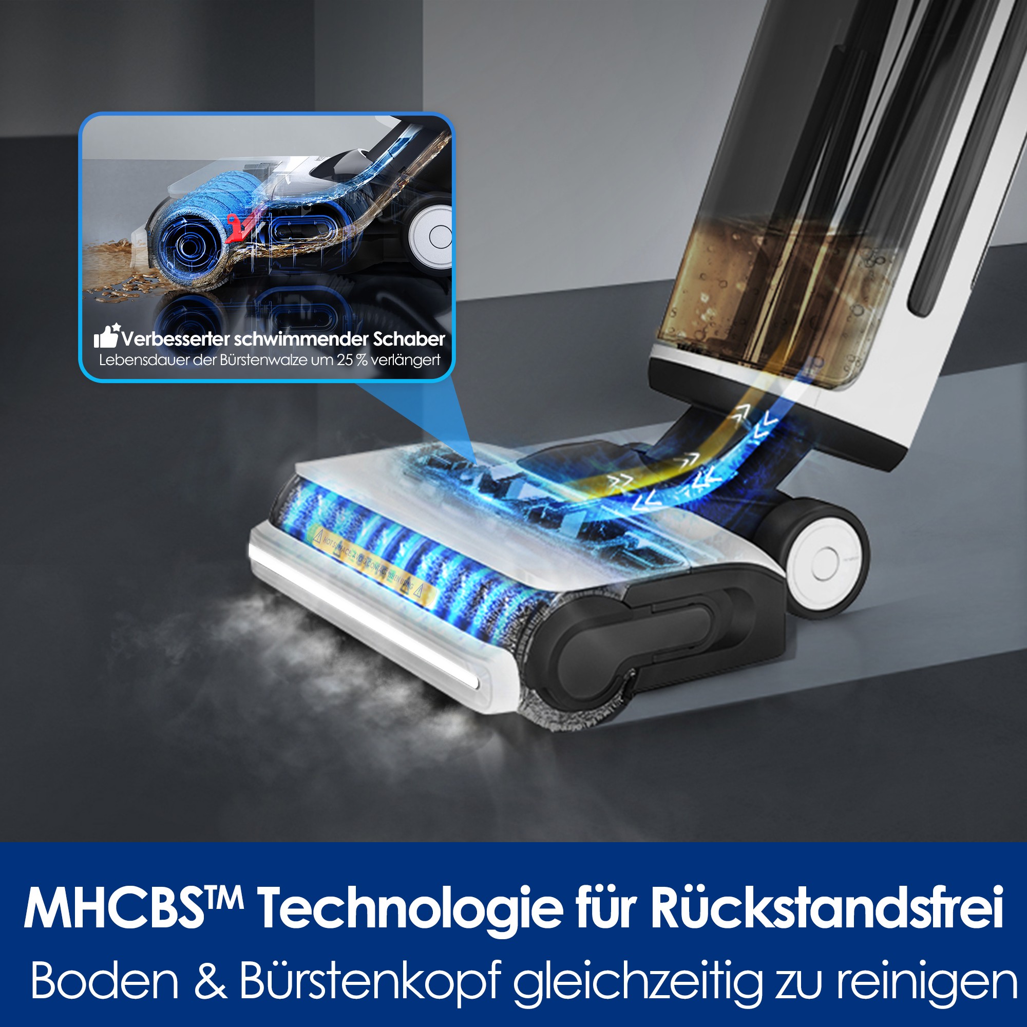 Fshesë robotike Tineco / Floor One S7 Steam Plus - Bardhë - Figura 5