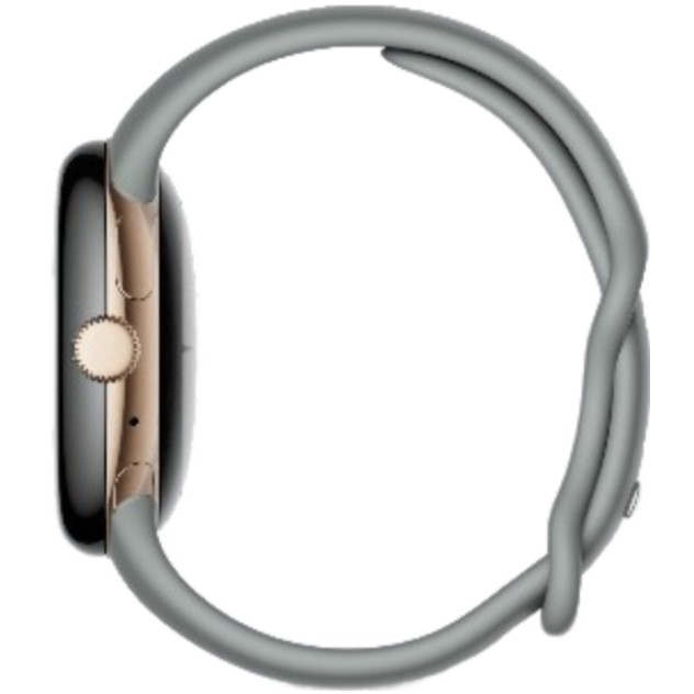 Orë e mençur Google Pixel Watch 41mm 4G – Champagne Gold Stainless Steel with Hazel Active Band - Figura 3