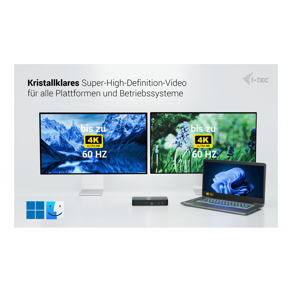 Docking Station I‑TEC Universal Intelligent Dual Display – Zezë - Figura 4