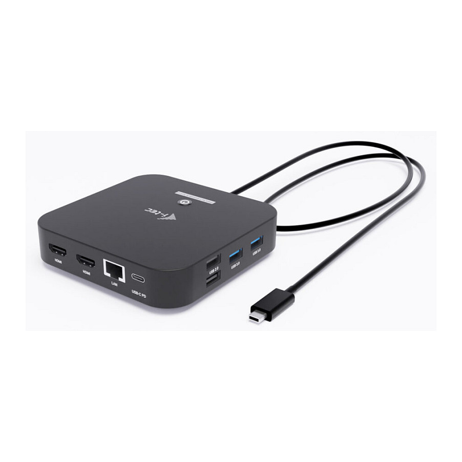 Docking Station I‑TEC USB‑C Dual HDMI 2x HDMI + 1x GLAN + 2x USB‑A 3.2 + 2x USB 2.0 + 1x USB‑C Gen2 + 1x USB‑C Gen1 + 1x 100W USB‑C PD + Charger 100W – Zezë - Figura 4