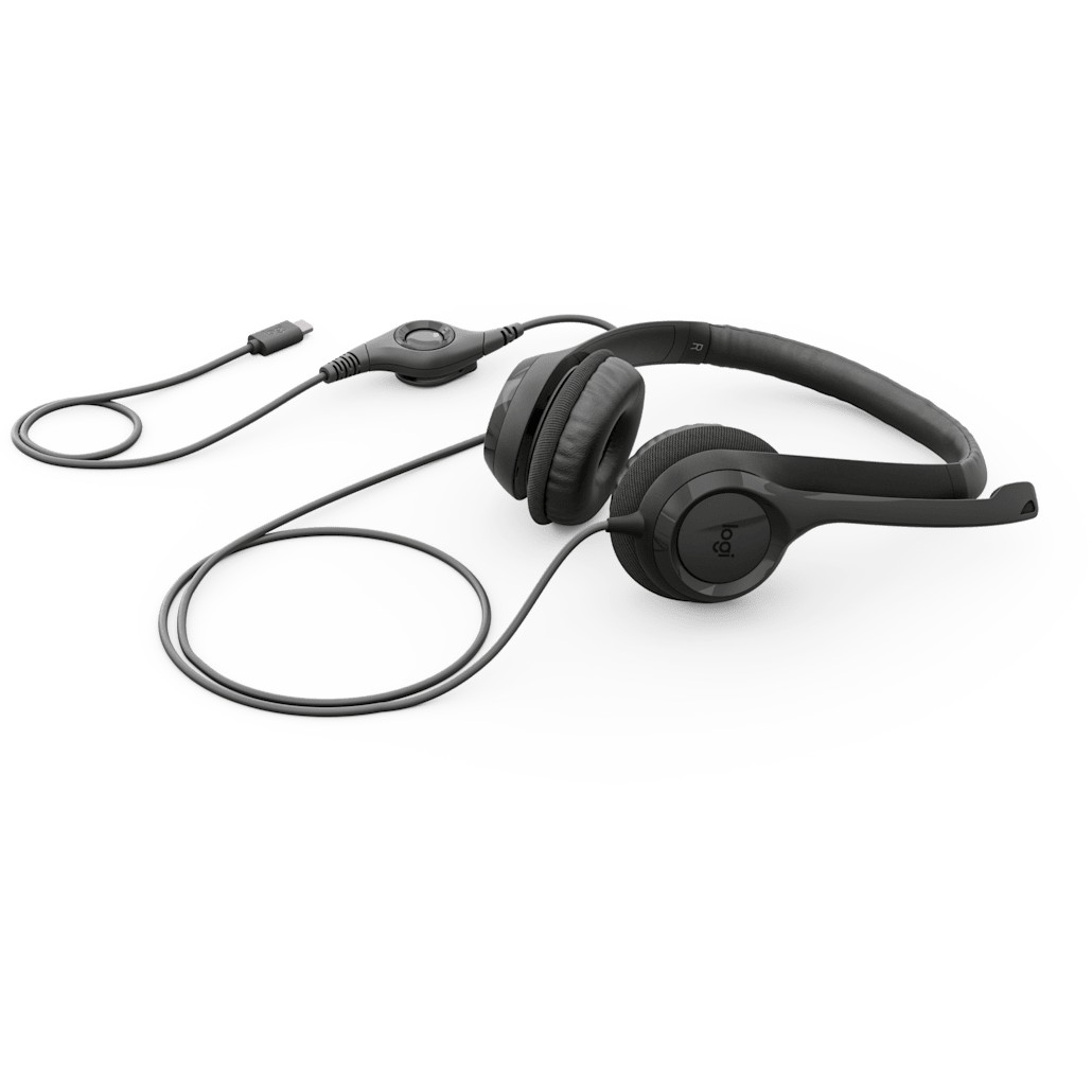 Kufje me Kabllo Logitech H390 USB-C Computer Headset – Zezë - Figura 2