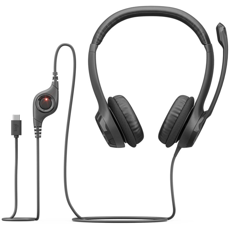 Kufje me Kabllo Logitech H390 USB-C Computer Headset – Zezë - Figura 5