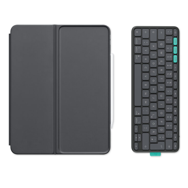 Aksesorë për tablet / Logitech Flip Folio / English layout / Graphite