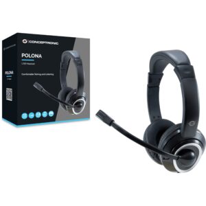 Kufje pa Kabllo Conceptronic USB Stereo Headset / with Integrated Microphone / 2.0 m – Zezë 7