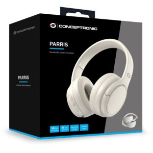 Kufje pa Kabllo Conceptronic Headset / BT 5.4 / Stereo / 30h – Bardhë 8