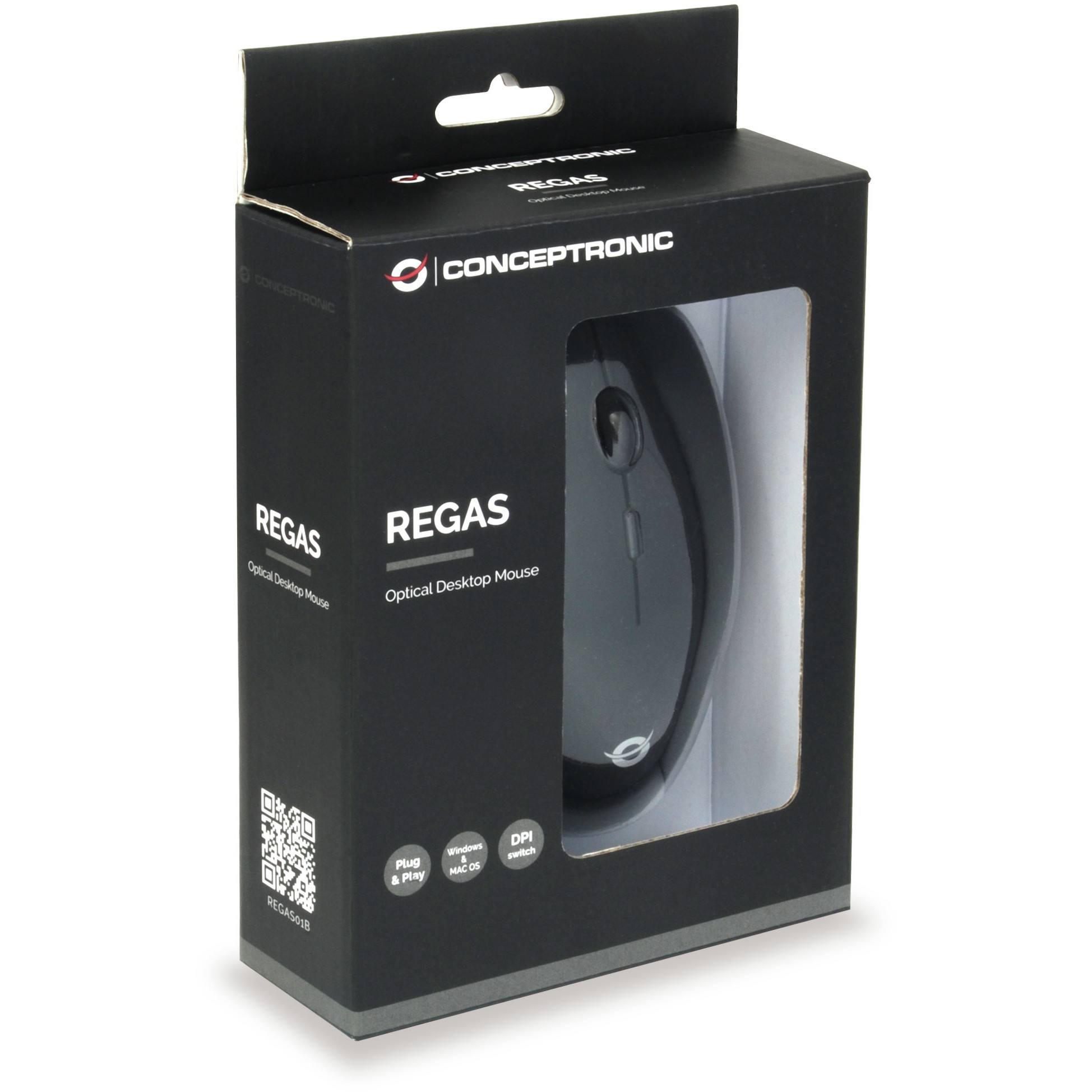 Maus me Kabllo Conceptronic/ Optical/ Desktop/ USB – Zezë - Figura 5